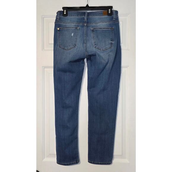 Judy Blue boyfriend distressed womens jeans Size 7/28 - Picture 2 of 6
